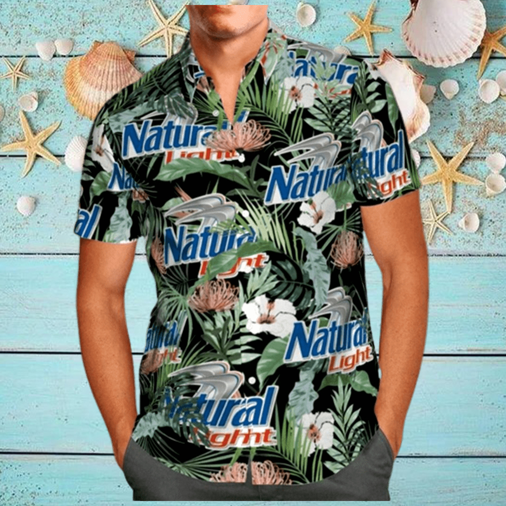 Vintage Natural Light Hawaiian Shirt Vintage Natural Light Hawaiian Shirt
