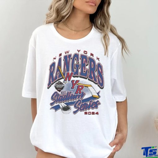 Vintage New York Rangers 2024 NHL Stadium Series T Shirt