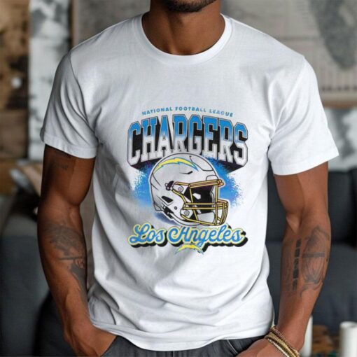 Vintage Nfl Los Angeles Chargers Football Logo Helmet Shirt