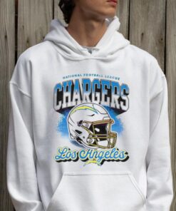 Vintage Nfl Los Angeles Chargers Football Logo Helmet Shirt