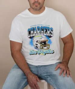Vintage Nfl Los Angeles Chargers Football Logo Helmet Shirt