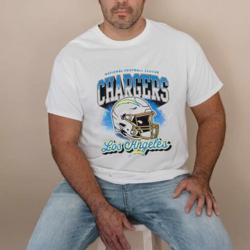 Vintage Nfl Los Angeles Chargers Football Logo Helmet Shirt