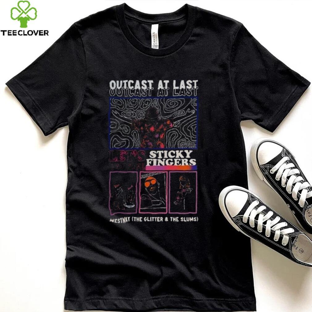 Vintage Outcast At Last The Glitter & The Slums Unisex T shirt