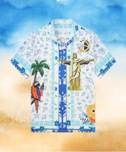 Vintage Parrot Vacations Hawaiian Shirt And Shorts