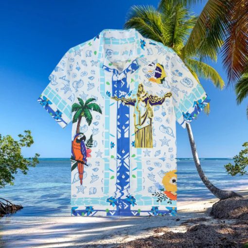 Vintage Parrot Vacations Hawaiian Shirt And Shorts