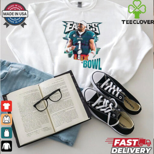 Vintage Philadelphia Eagles Jalen Hurts Super Bowl Lix Mvp shirt