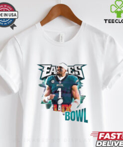 Vintage Philadelphia Eagles Jalen Hurts Super Bowl Lix Mvp shirt