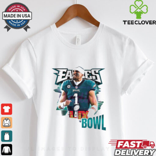 Vintage Philadelphia Eagles Jalen Hurts Super Bowl Lix Mvp shirt