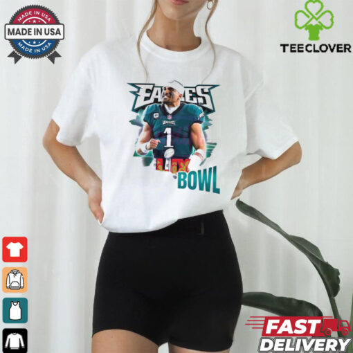 Vintage Philadelphia Eagles Jalen Hurts Super Bowl Lix Mvp shirt