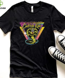 Vintage Retro Cobra Kai T shirt Cobra Kai 80S Triangle