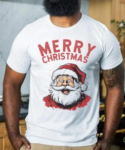 Vintage Santa Merry Christmas T shirt