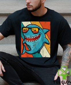 Vintage Shark With Sunglass Summer For Shark Lovers T shirt 2 Vintage Shark With Sunglass Summer For Shark Lovers T shirt