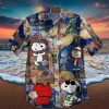 LIU Sharks Hawaiian Shirt Camouflage NCAA Summer Custom Number hawaiian shirt