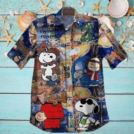 Vintage Snoopy Stranger Things Snoopy Hawaiian Shirt