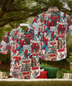 Vintage Superheroes Movie Amazing Spiderman Hawaiian Shirt