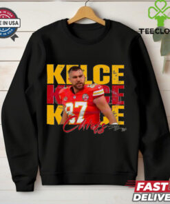 Vintage Travis Kelce 87 Kansas City Chiefs Football Players shirt
