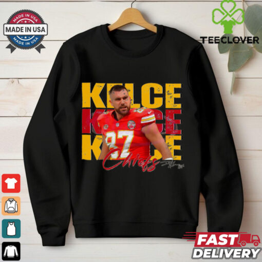 Vintage Travis Kelce 87 Kansas City Chiefs Football Players shirt