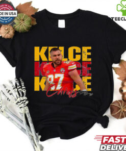 Vintage Travis Kelce 87 Kansas City Chiefs Football Players shirt