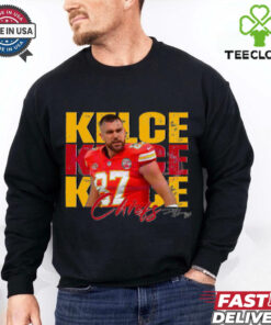 Vintage Travis Kelce 87 Kansas City Chiefs Football Players shirt