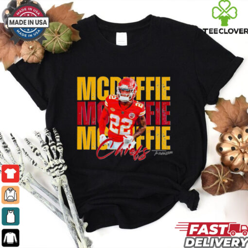Vintage Trent Mcduffie 22 Kansas City Chiefs Football Players shirt