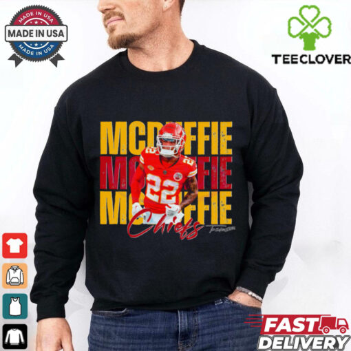 Vintage Trent Mcduffie 22 Kansas City Chiefs Football Players shirt