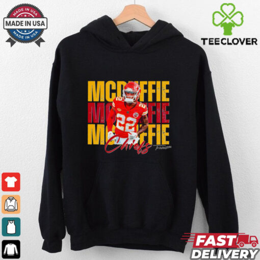 Vintage Trent Mcduffie 22 Kansas City Chiefs Football Players shirt