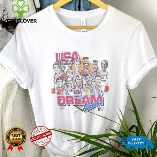 Vintage USA Dream Team caricature 90's 2side T hoodie, sweater, longsleeve, shirt v-neck, t-shirts Salem sportswear NBA Basketball Shirt t hoodie, sweater, longsleeve, shirt v-neck, t-shirt tee