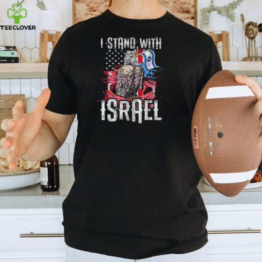 Vintage USA Eagle Stand With Israel Shirt