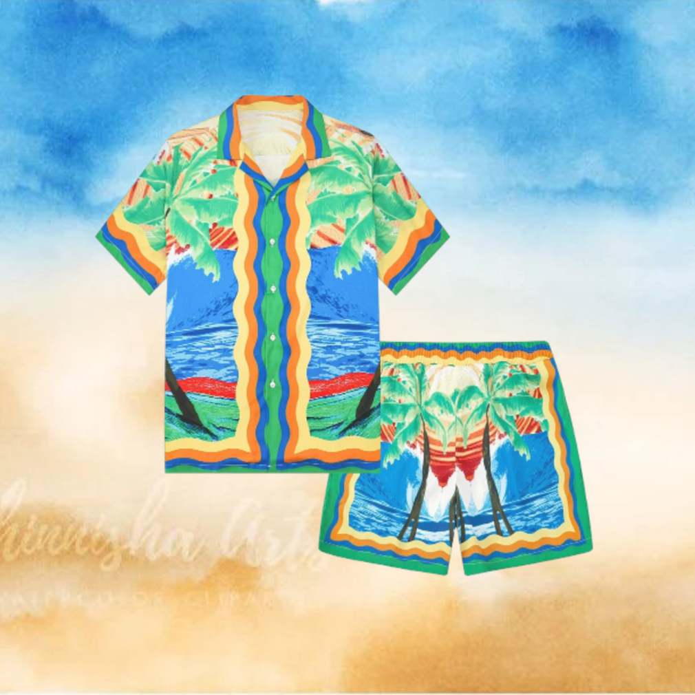 Vintage Vacation Casual Shirt Shorts Walking Suits Vintage Vacation Casual Shirt Shorts Walking Suits