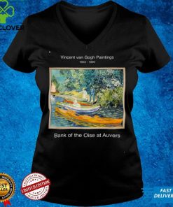 Vintage Van Gogh Painting Art Bank of the Oise at Auvers T Shirt