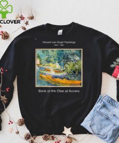 Vintage Van Gogh Painting Art Bank of the Oise at Auvers T Shirt 1 Vintage Van Gogh Painting Art Bank of the Oise at Auvers T Shirt