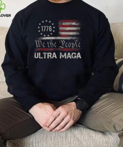 Vintage We The People Ultra MAGA And Proud Of It US Flag T Shirt