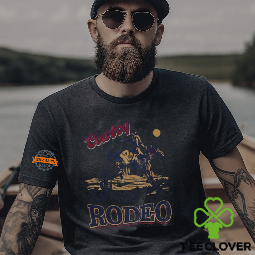 Vintage Western Cowboy Graphic T Shirt Vintage Western Cowboy Graphic T Shirt