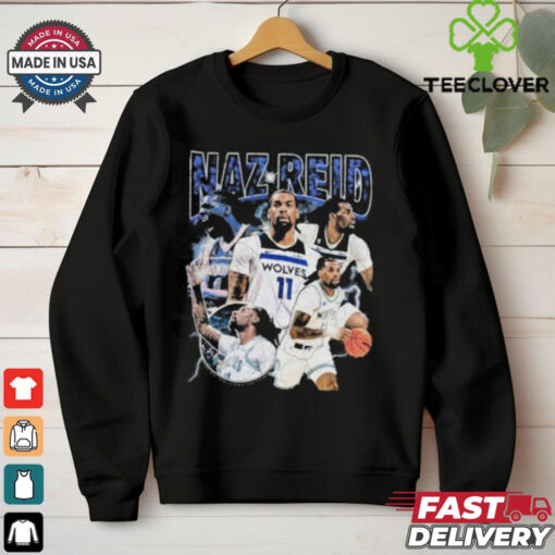 Vintage Wolves Naz Reid Shirt Classic Nba Apparel For Timberwolves Fans shirt