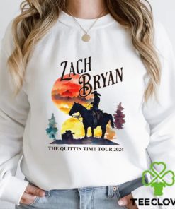 Vintage Zack Bryan 2024 Tour Sweathoodie, sweater, longsleeve, shirt v-neck, t-shirt The Quittin Time T Shirt