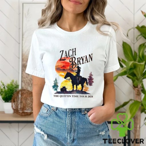 Vintage Zack Bryan 2024 Tour Sweathoodie, sweater, longsleeve, shirt v-neck, t-shirt The Quittin Time T Shirt