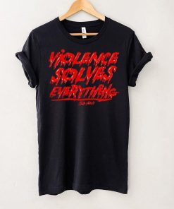 Violence solves everything Bob Holly horror hoodie, sweater, longsleeve, shirt v-neck, t-shirt