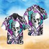 Violet Caro Skull Hawaiian Shirt