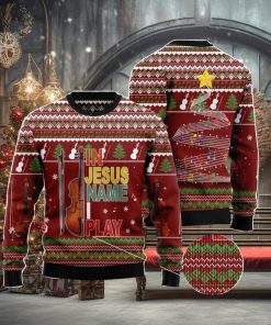 Violin I Play Ugly Christmas Sweater Christmas Noel Gift