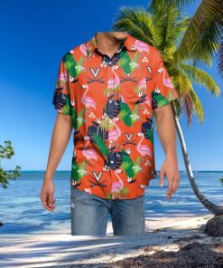 Virginia Cavaliers Floral Hawaiian Shirt