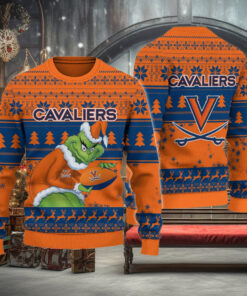 Virginia Cavaliers Grinch Ugly Christmas Sweater