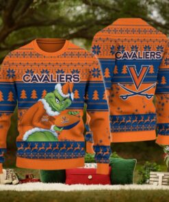 Virginia Cavaliers Grinch Ugly Christmas Sweater