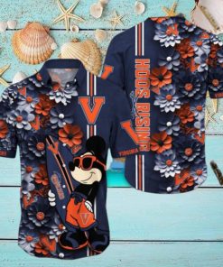 Virginia Cavaliers Hawaiian Shirt Mickey Love Surfing Trending Summer Gift