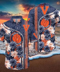 Virginia Cavaliers NCAA Flower Hawaiian Shirt Summer