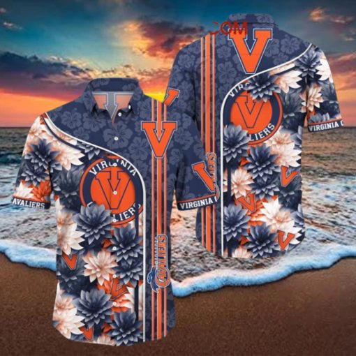 Virginia Cavaliers NCAA Flower Hawaiian Shirt Summer