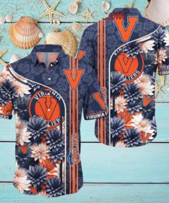 Virginia Cavaliers NCAA Flower Hawaiian Shirt Summer