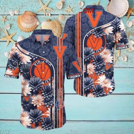 Virginia Cavaliers NCAA Flower Hawaiian Shirt Summer