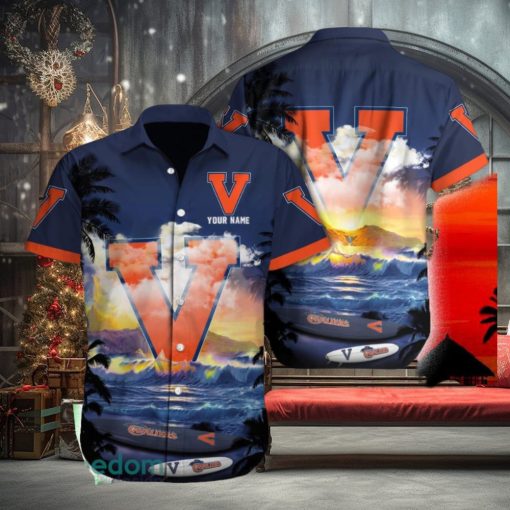 Virginia Cavaliers NCAA Vacation Wear Custom Name Hawaiian Shirt Beach For Men Women Gift For Fans