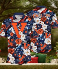 Virginia Cavaliers NCAA3 Hawaii Shirt Independence Day