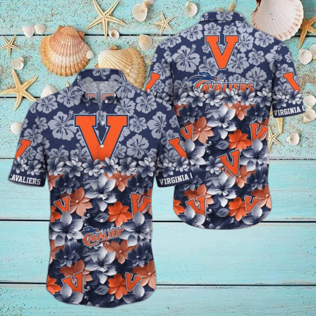 Virginia Cavaliers NCAA3 Hawaiian Shirt Trending Summer Virginia Cavaliers NCAA3 Hawaiian Shirt Trending Summer